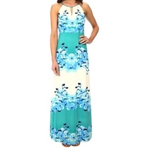 Julia Jordan Tropical Floral Maxi Dress